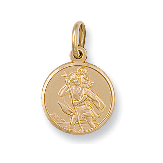 Yellow Gold St Christopher Pendant