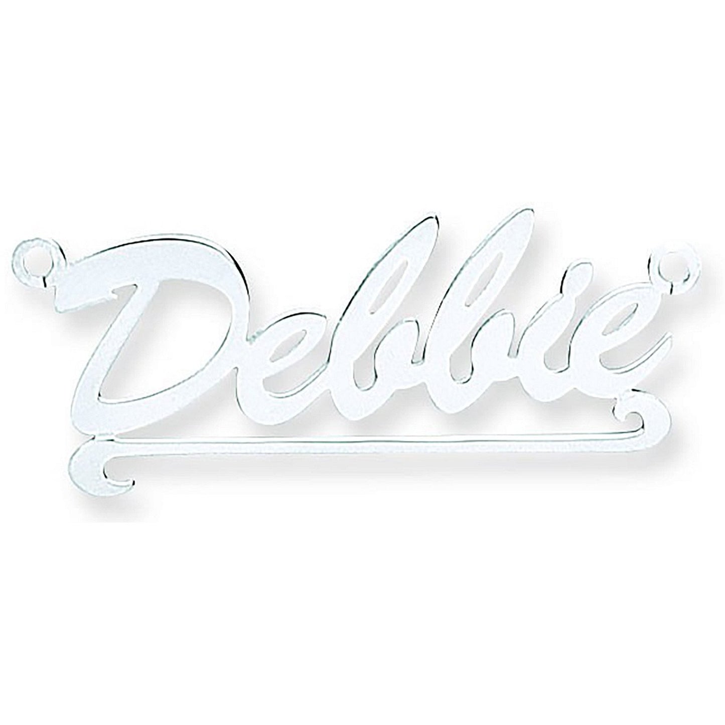 Silver Script Scroll Nameplate with 16"/18"/20" Chain - Fine Necklace - Certified Authentic – Luxury Jewellery by Impe