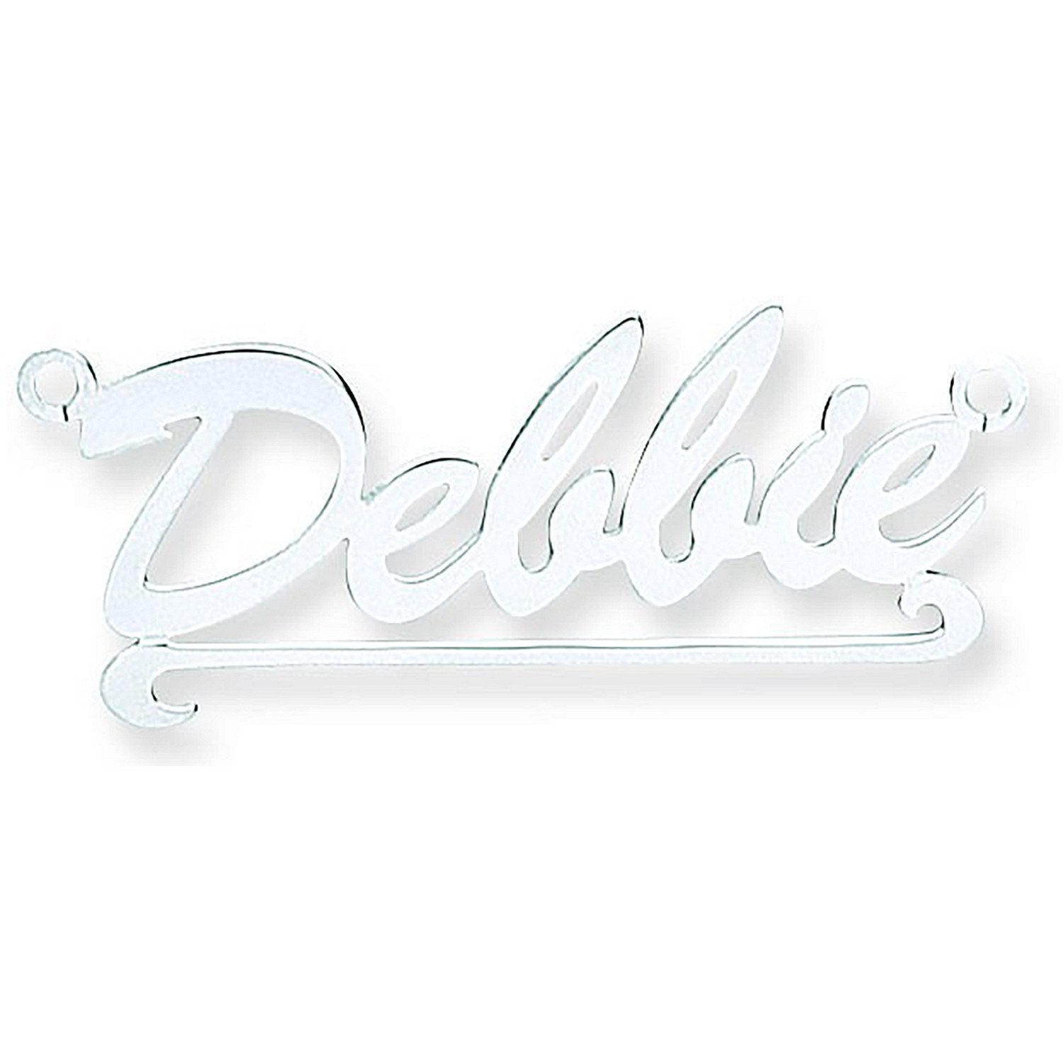 Silver Script Scroll Nameplate with 16"/18"/20" Chain - Fine Necklace - Certified Authentic – Luxury Jewellery by Impe