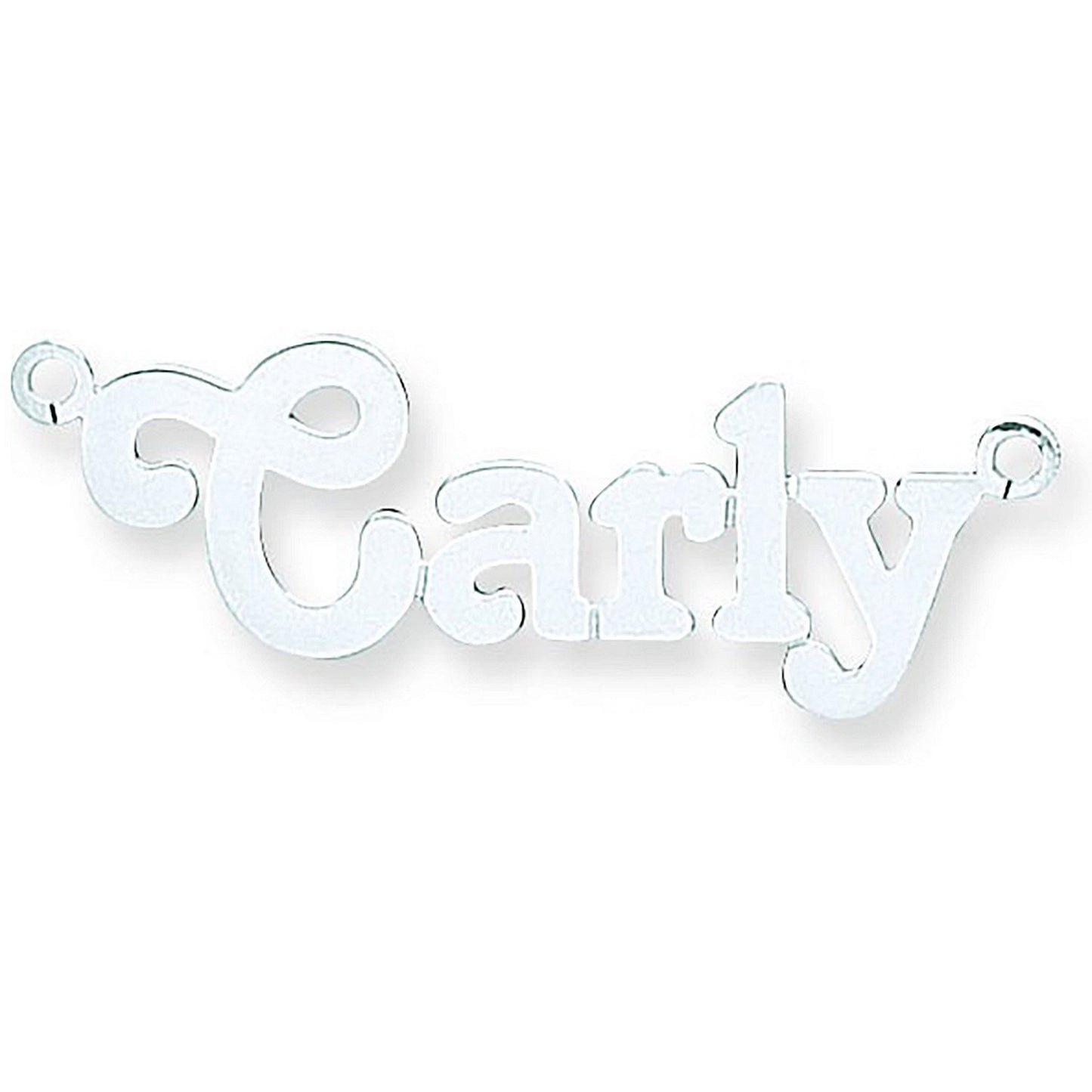 Silver Medium Terra Nameplate with 16"/18"/20" Chain - Fine Necklace - Certified Authentic – Luxury Jewellery by Imper