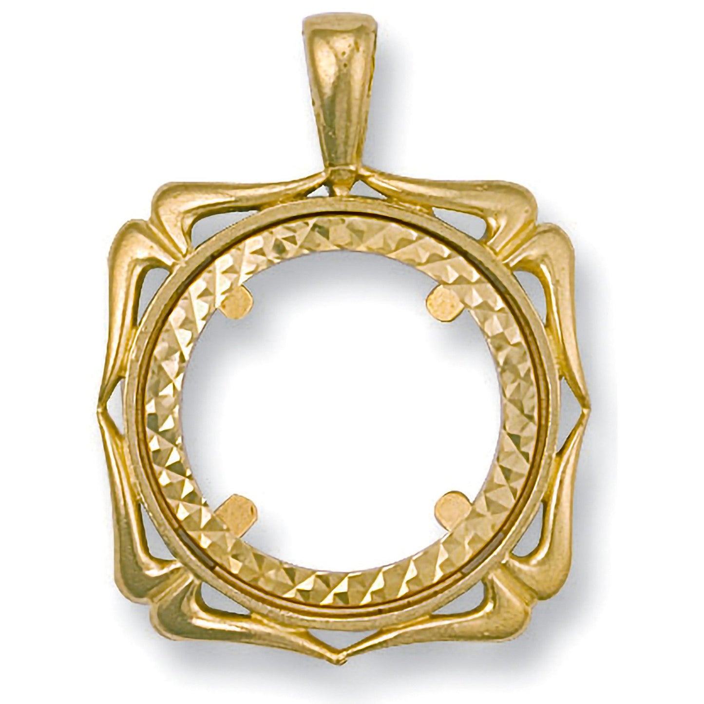 Yellow Gold (full) Fancy Sovereign Pendant