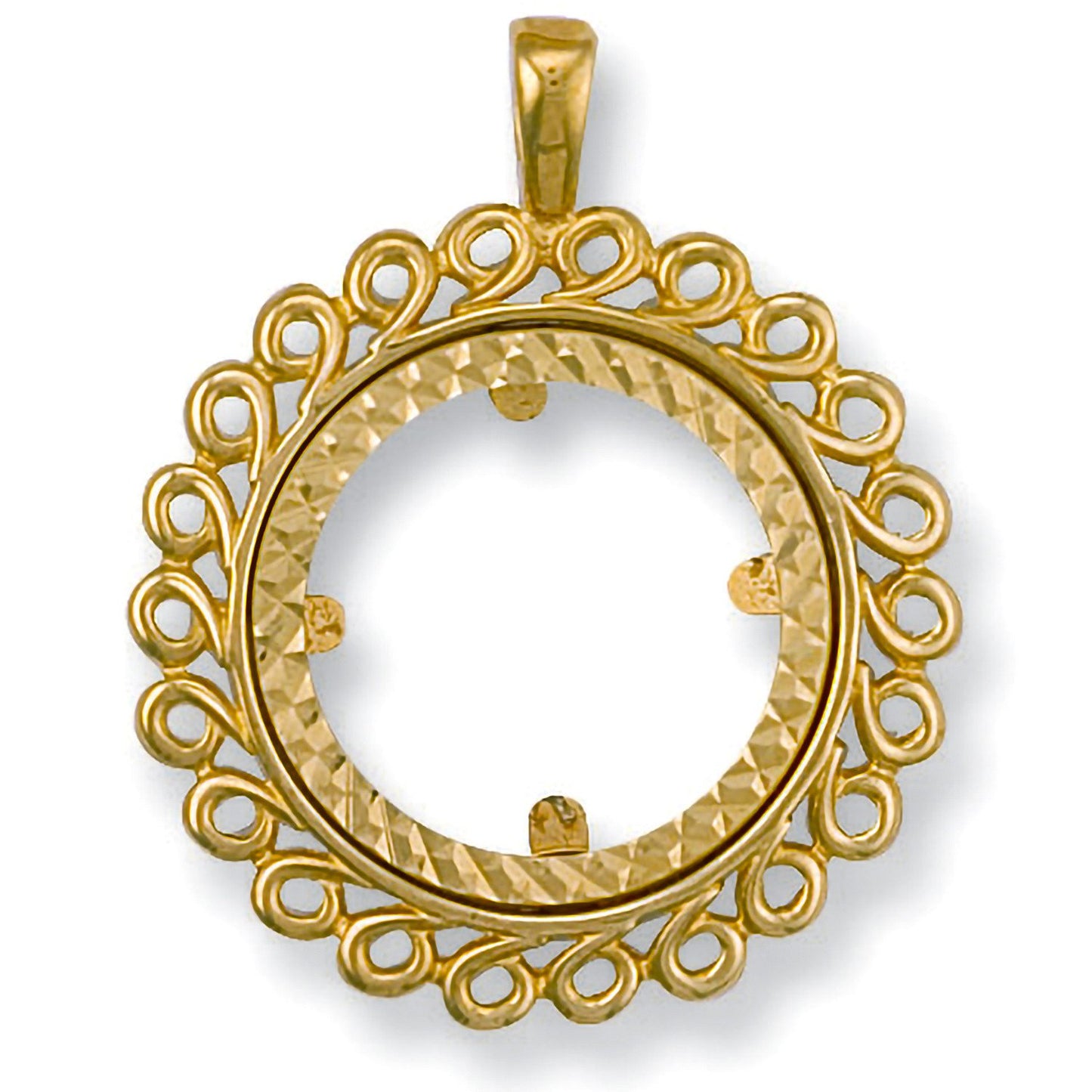 Yellow Gold (full) Fancy Sovereign Pendant