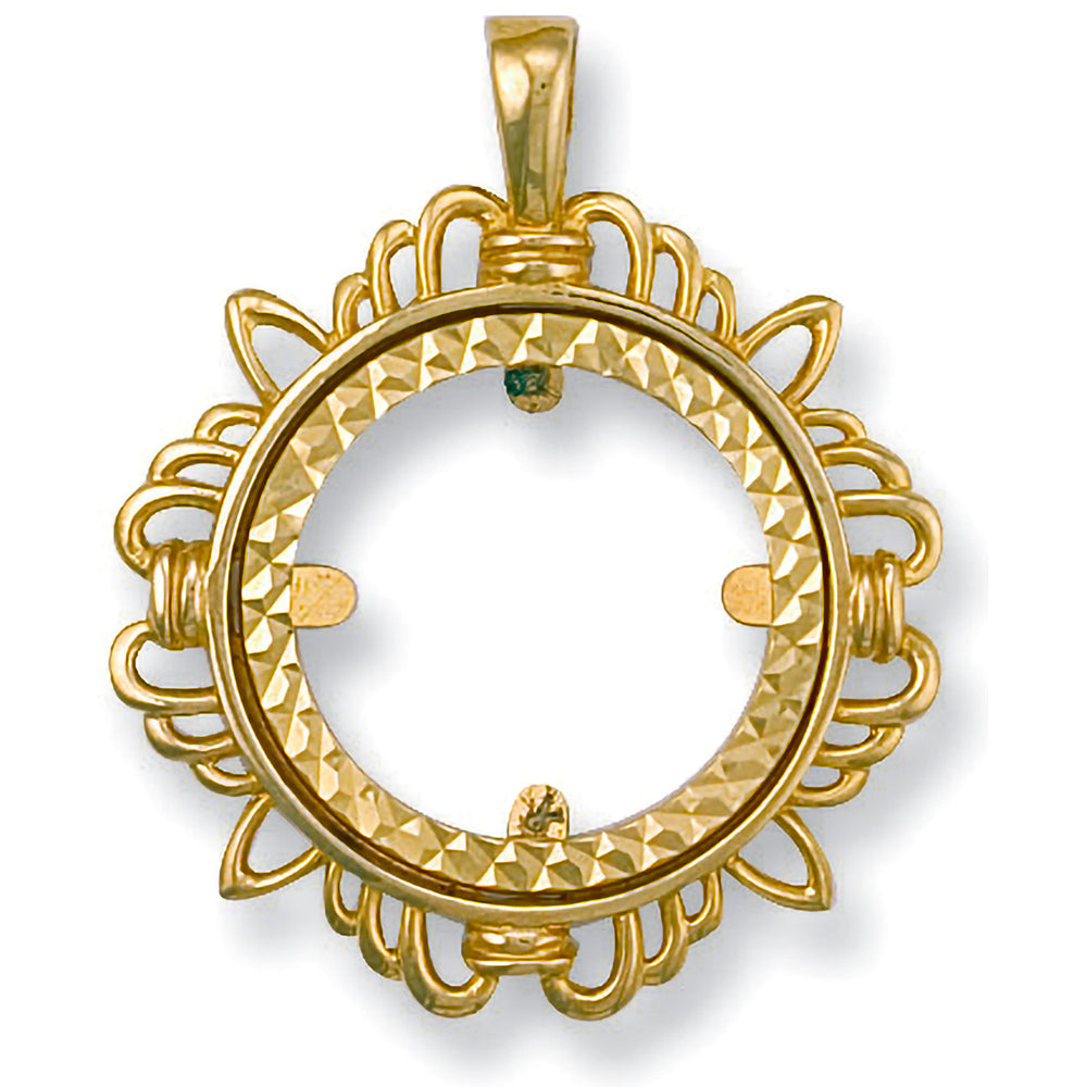 Yellow Gold (Full) Fancy Sovereign Pendant