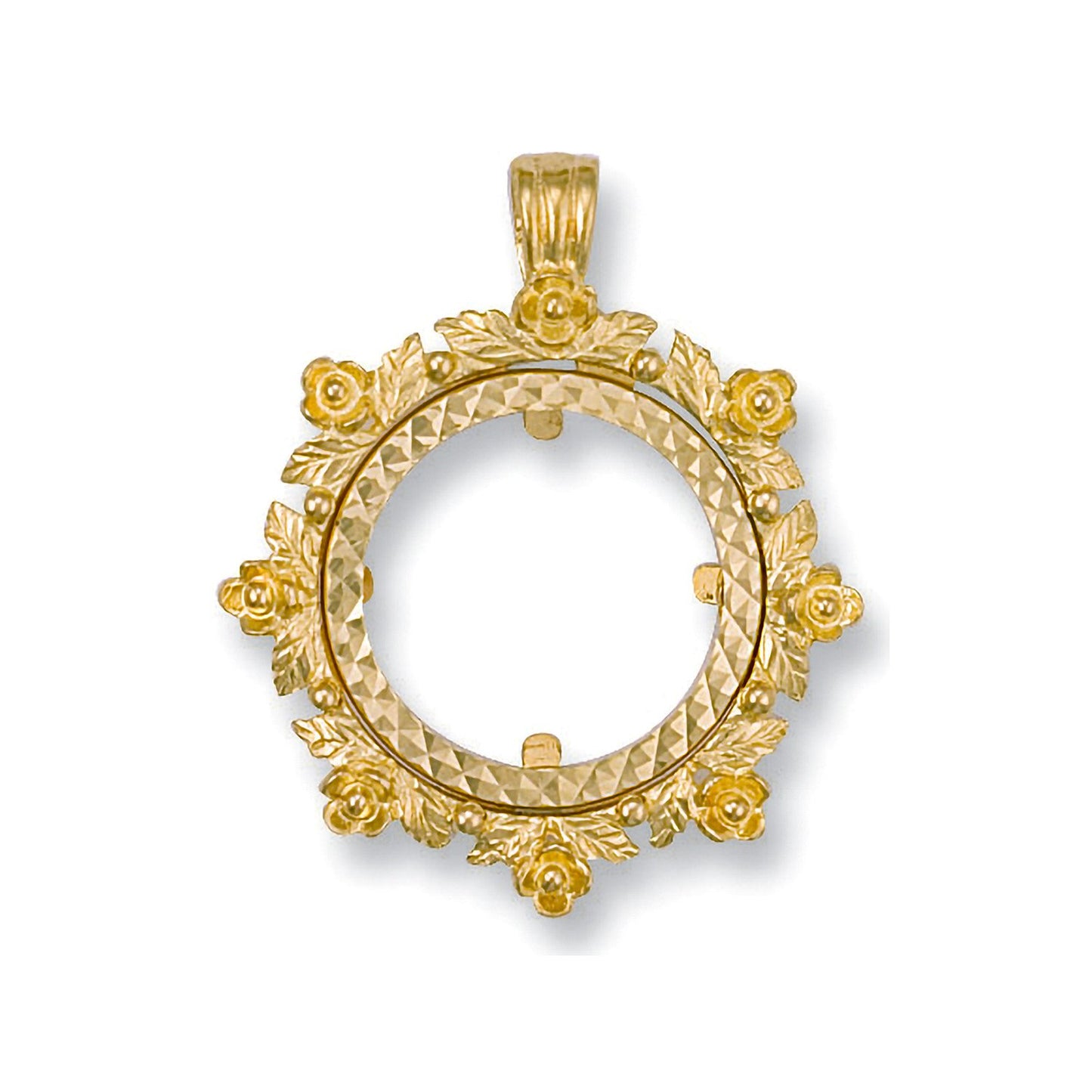 Yellow Gold (half) Fancy Sovereign Pendant