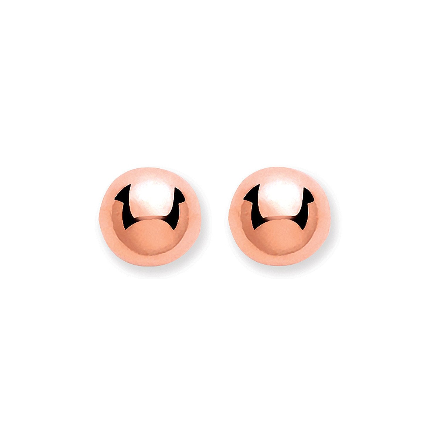 9ct Rose Gold 4mm Ball Studs - Luxury Watch - Certified Authentic - Swiss Made - UK Stock – Luxury Watch by Imperial T