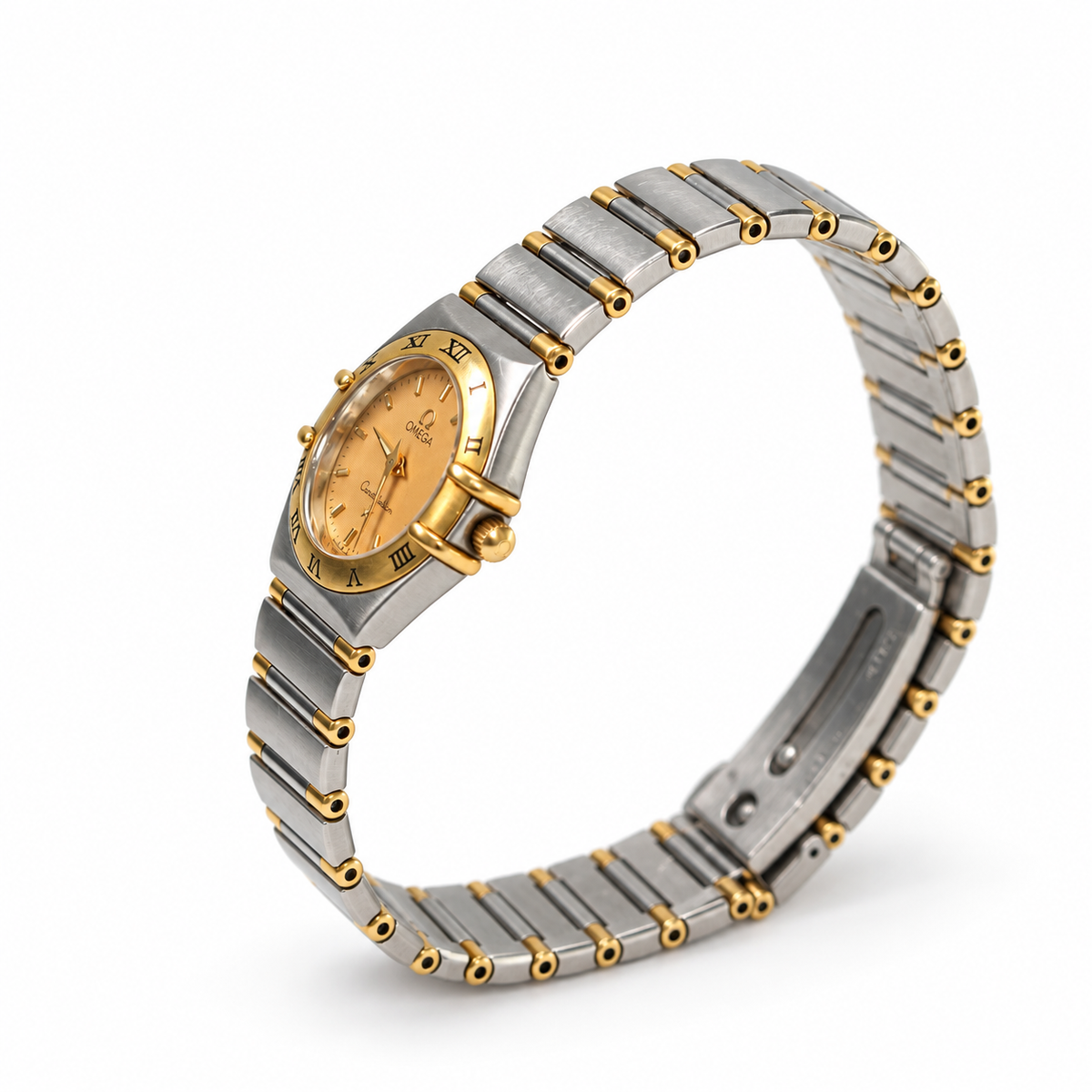 Omega Constellation Mini 1362.10 stainless steel and yellow gold watch product image 3