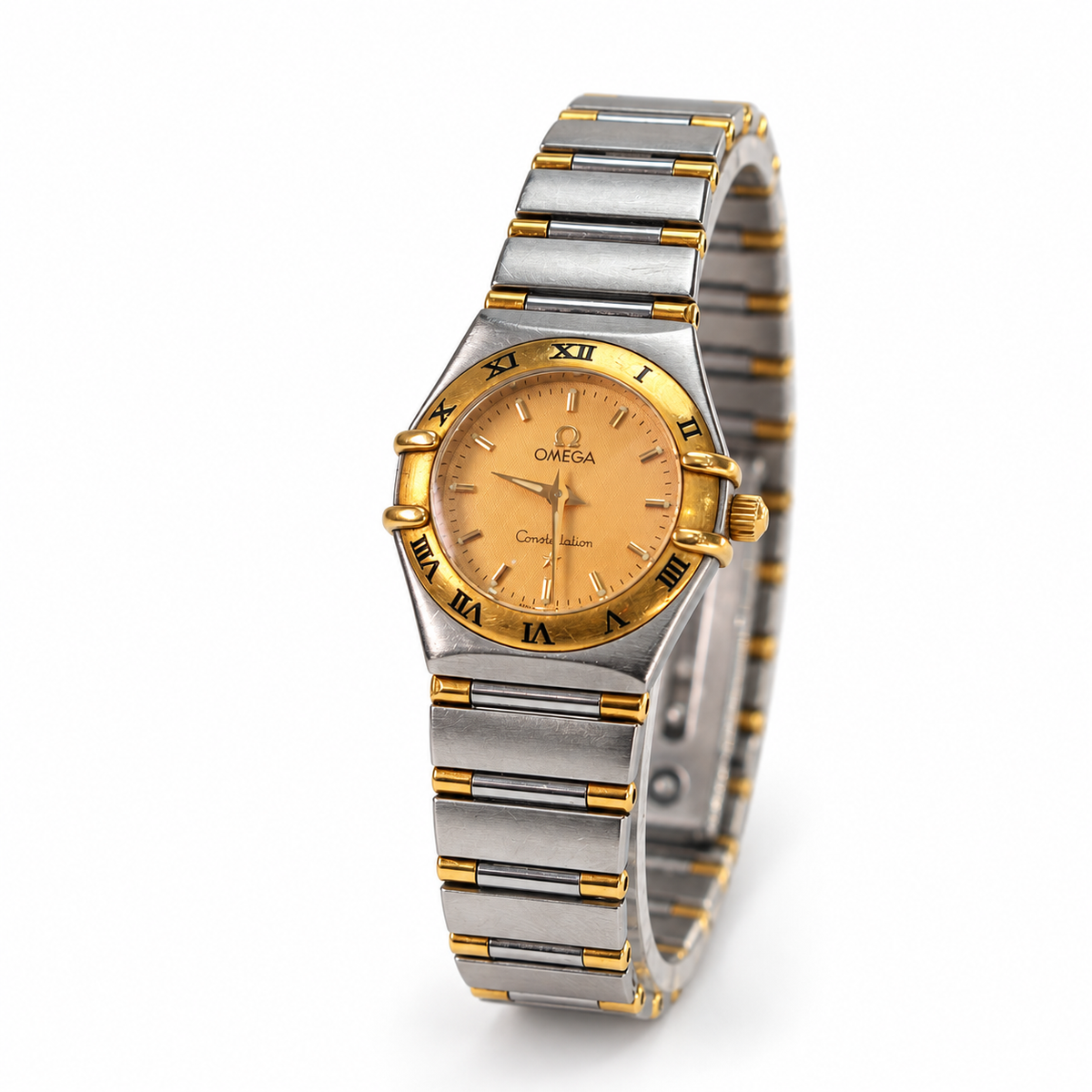 Omega Constellation Mini 1362.10 steel and yellow gold quartz watch product image 1