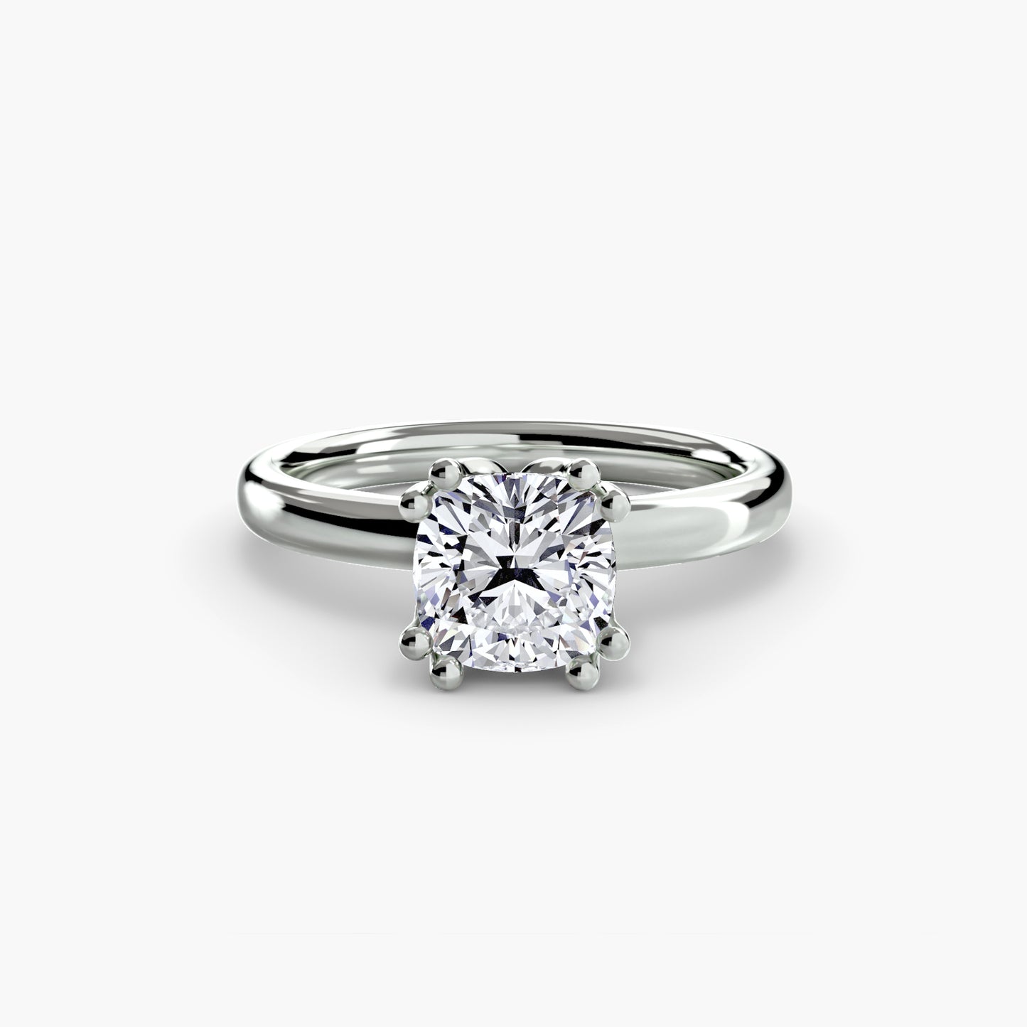 Solitaire Engagement Ring 0.50ct–3.00ct for Women with 2.60mm Band in a Timeless Classic Wedding Style | Imperial Time