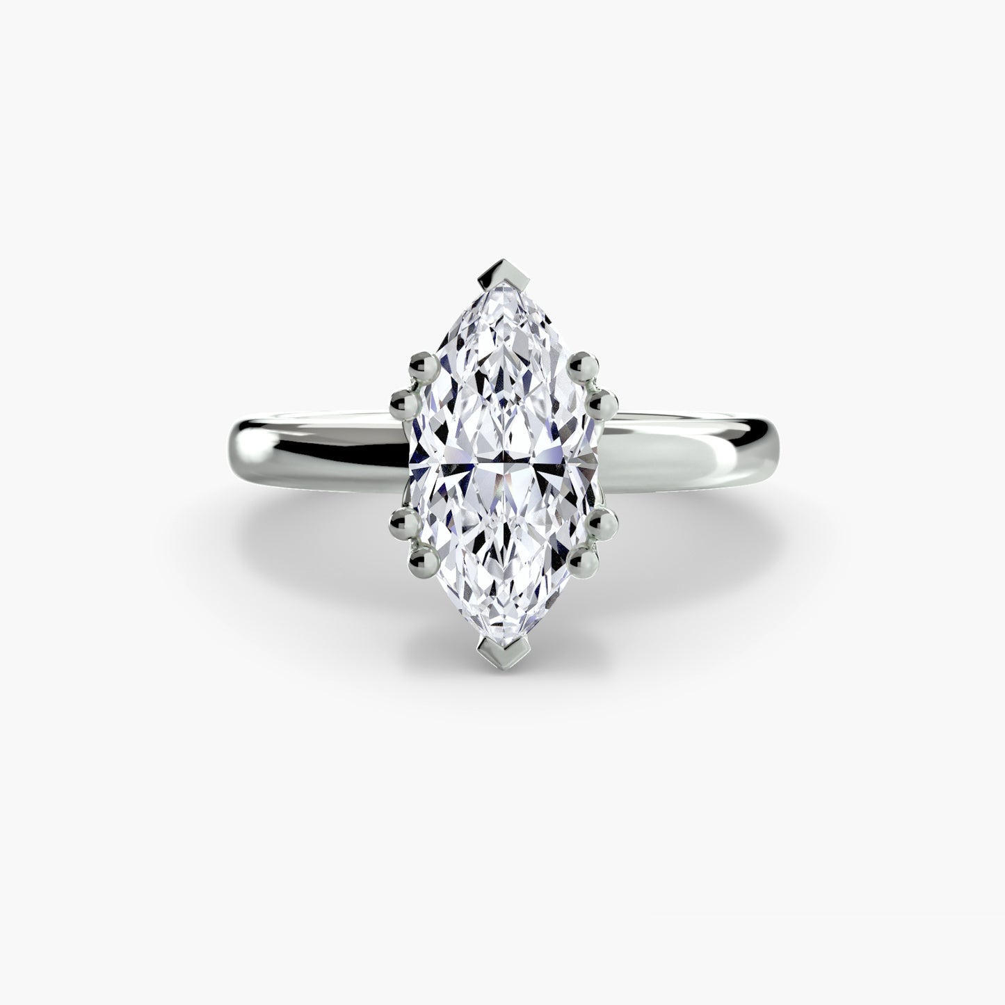 Solitaire Engagement Ring 0.50ct–3.00ct for Women with 2.60mm Band in a Timeless Classic Wedding Style | Imperial Time