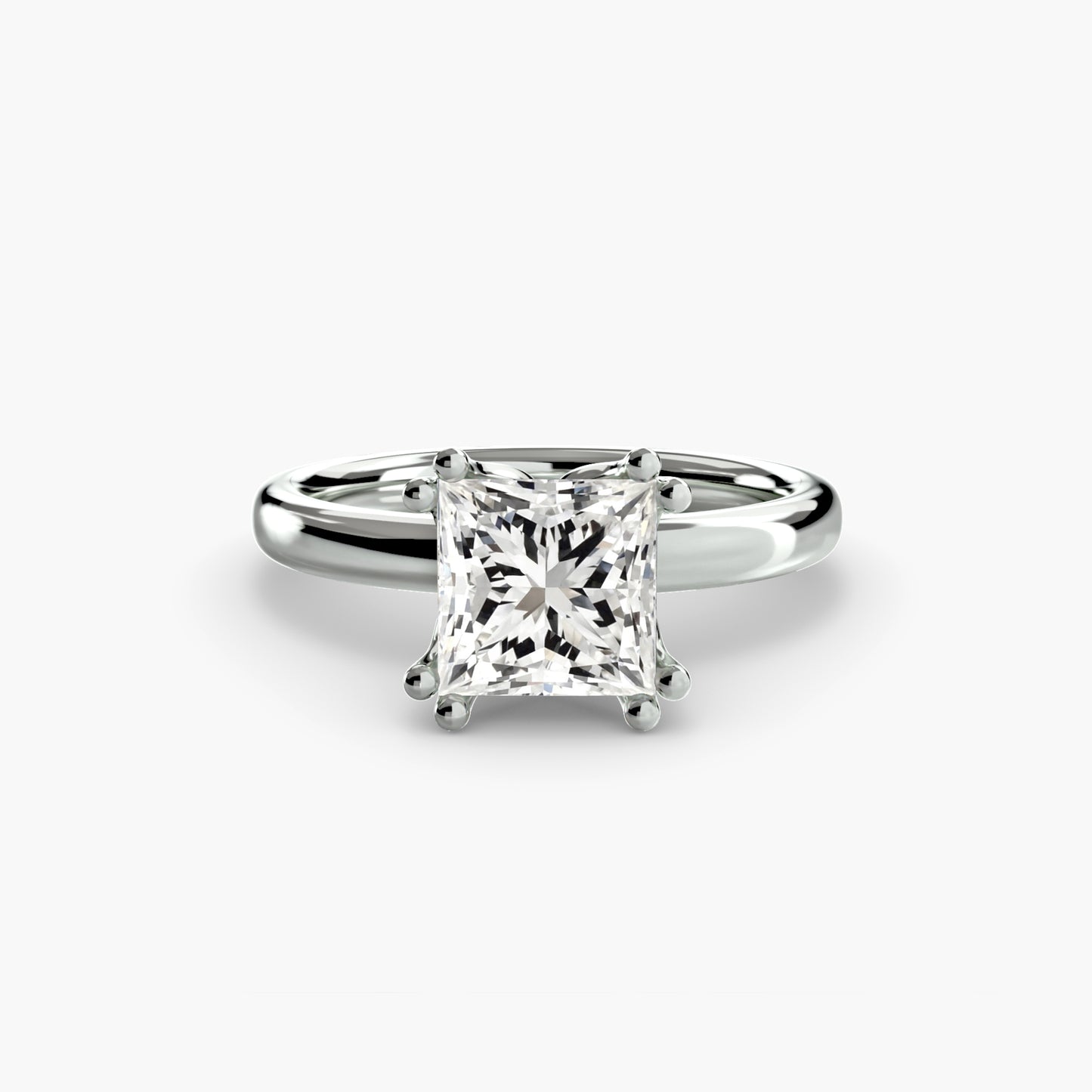 Solitaire Engagement Ring 0.50ct–3.00ct for Women with 2.60mm Band in a Timeless Classic Wedding Style | Imperial Time