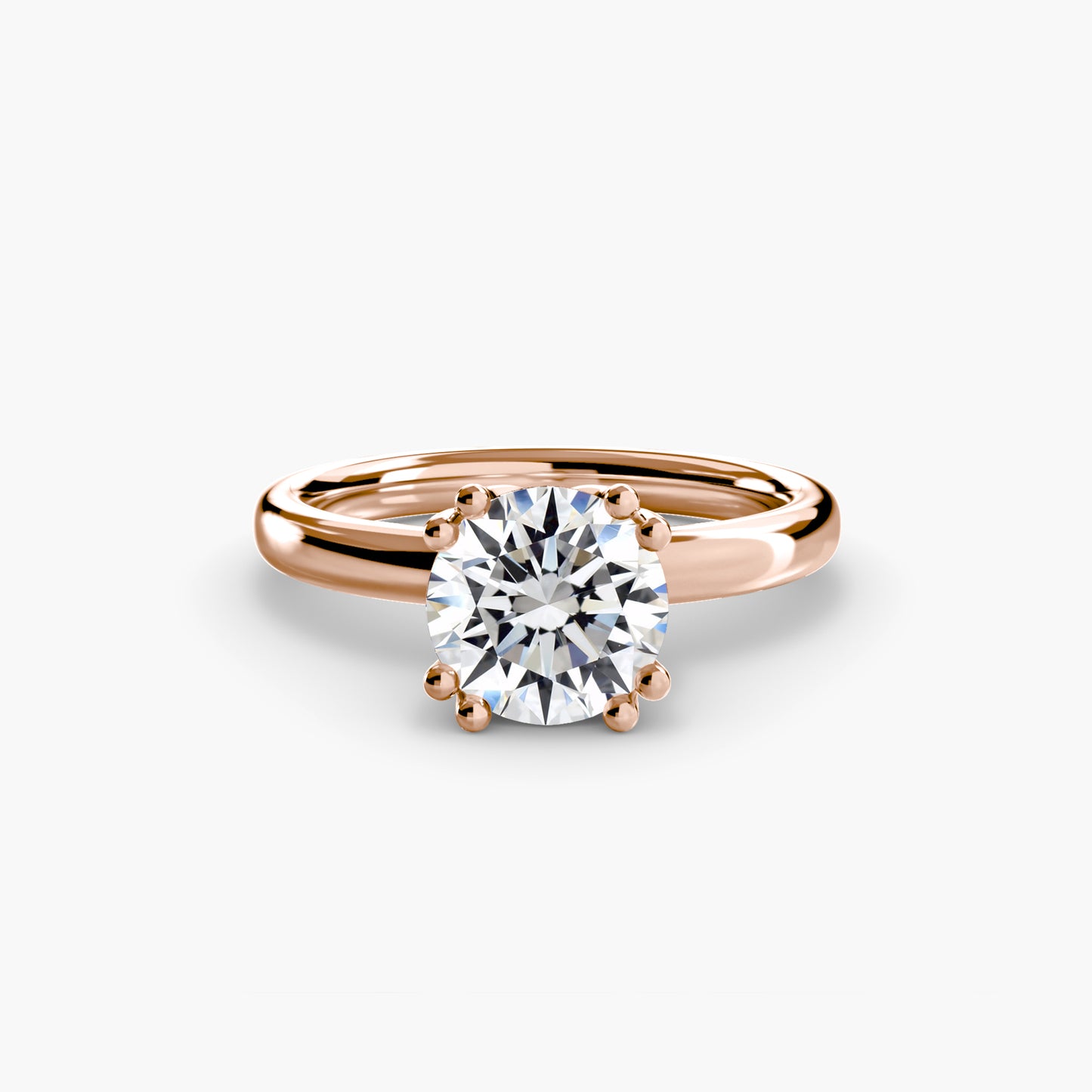 Solitaire Engagement Ring 0.50ct–3.00ct for Women with 2.60mm Band in a Timeless Classic Wedding Style | Imperial Time