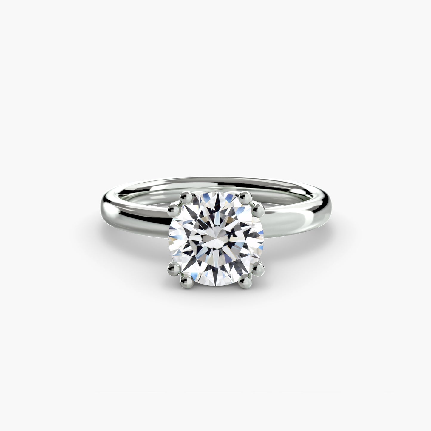 Solitaire Engagement Ring 0.50ct–3.00ct for Women with 2.60mm Band in a Timeless Classic Wedding Style | Imperial Time