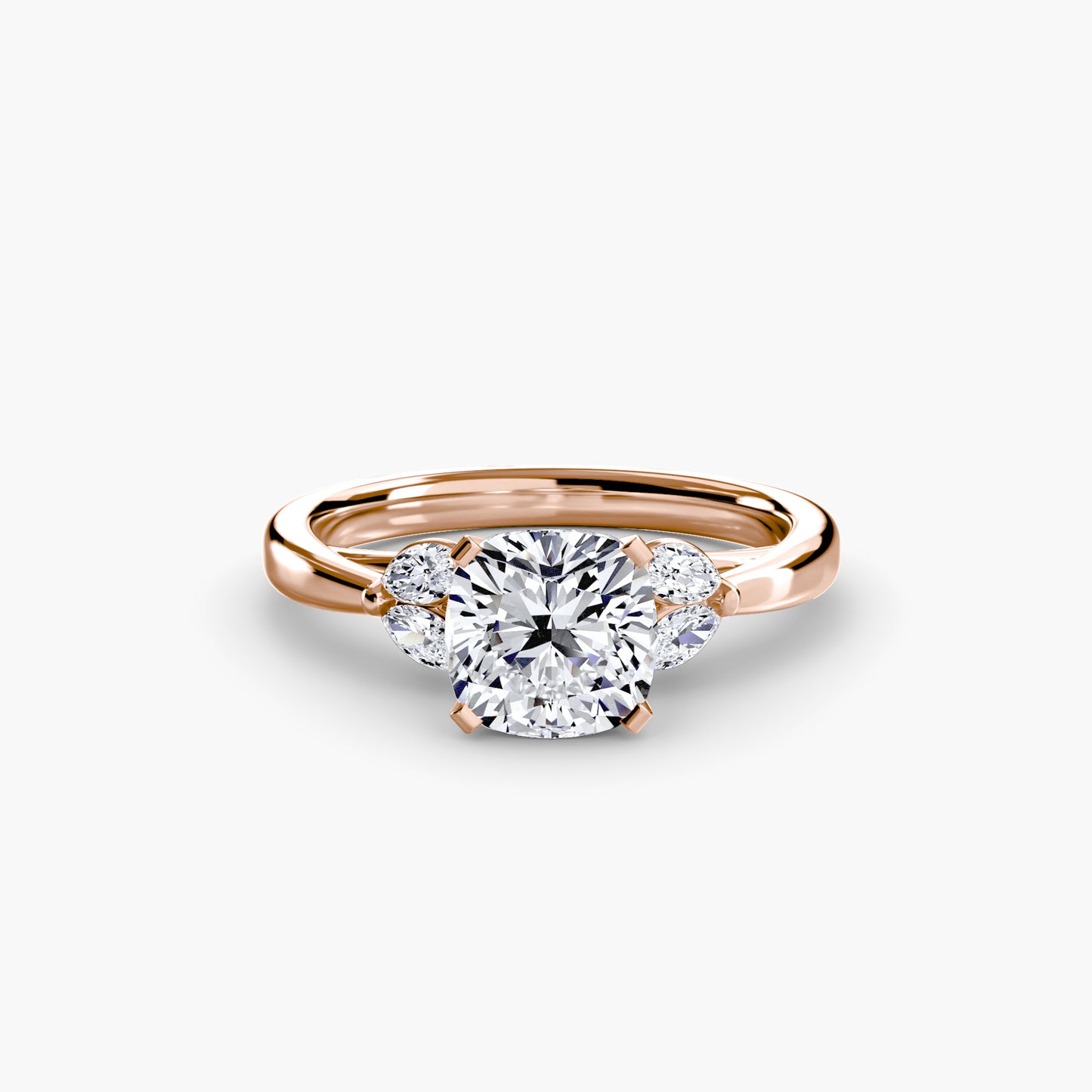 Celestial Cluster Engagement Ring 0.50ct–3.00ct with 0.43ct Side Stones for Women in Wedding Style | Imperial Time UK Ltd