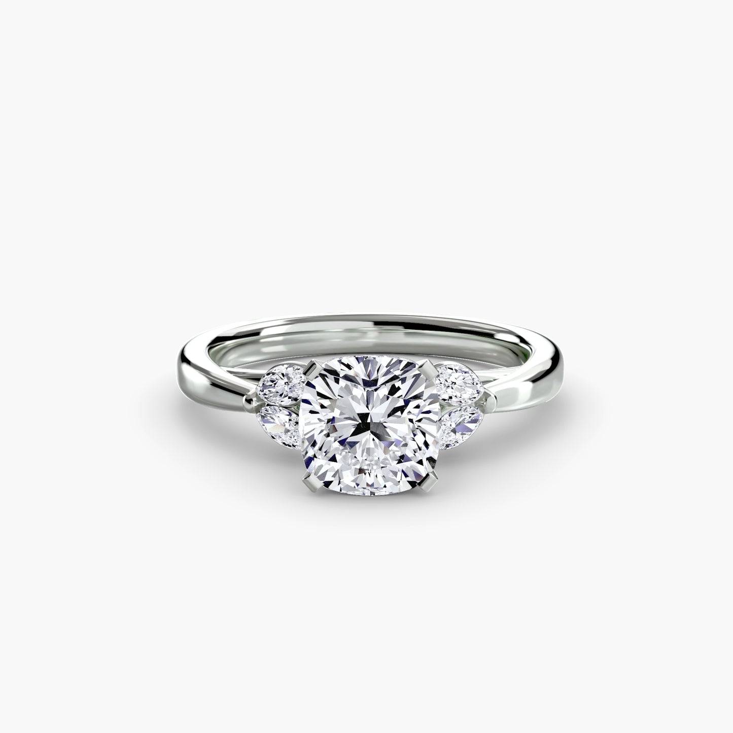 Celestial Cluster Engagement Ring 0.50ct–3.00ct with 0.43ct Side Stones for Women in Wedding Style | Imperial Time UK Ltd