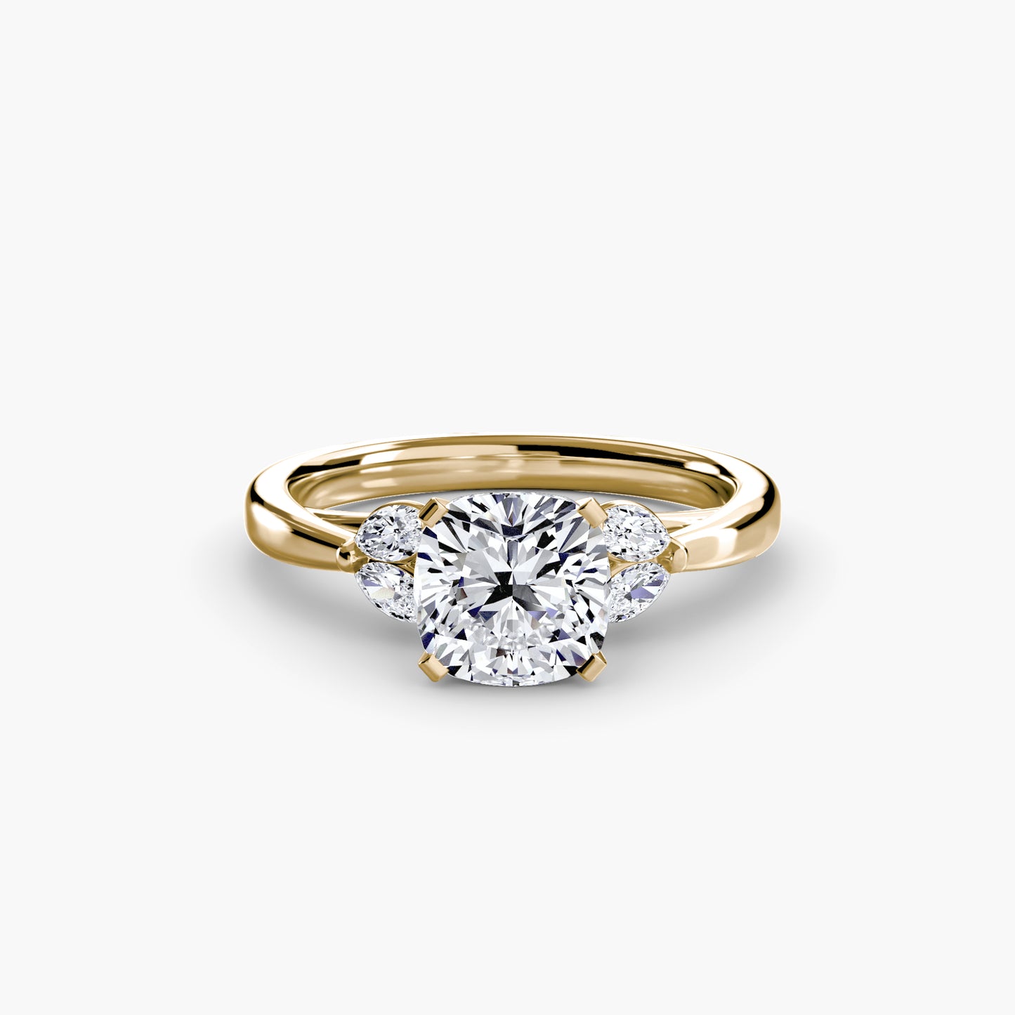 Celestial Cluster Engagement Ring 0.50ct–3.00ct with 0.43ct Side Stones for Women in Wedding Style | Imperial Time UK Ltd
