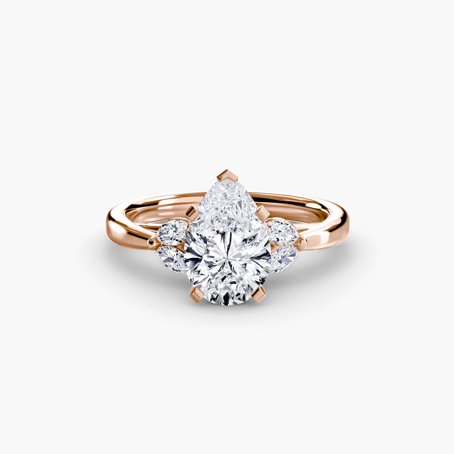 Celestial Cluster Engagement Ring 0.50ct–3.00ct with 0.43ct Side Stones for Women in Wedding Style | Imperial Time UK Ltd
