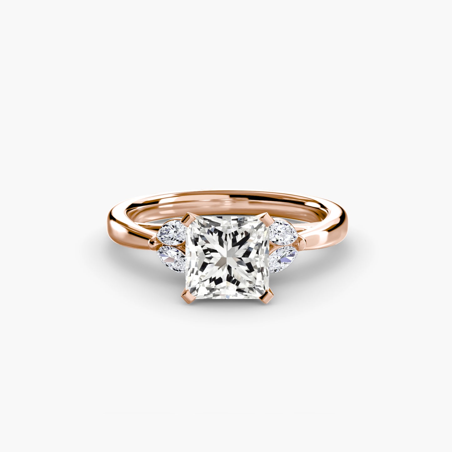 Celestial Cluster Engagement Ring 0.50ct–3.00ct with 0.43ct Side Stones for Women in Wedding Style | Imperial Time UK Ltd