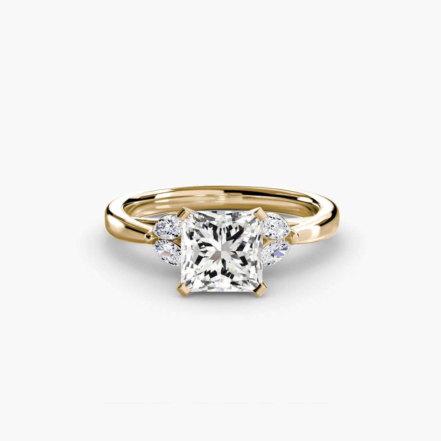 Celestial Cluster Engagement Ring 0.50ct–3.00ct with 0.43ct Side Stones for Women in Wedding Style | Imperial Time UK Ltd