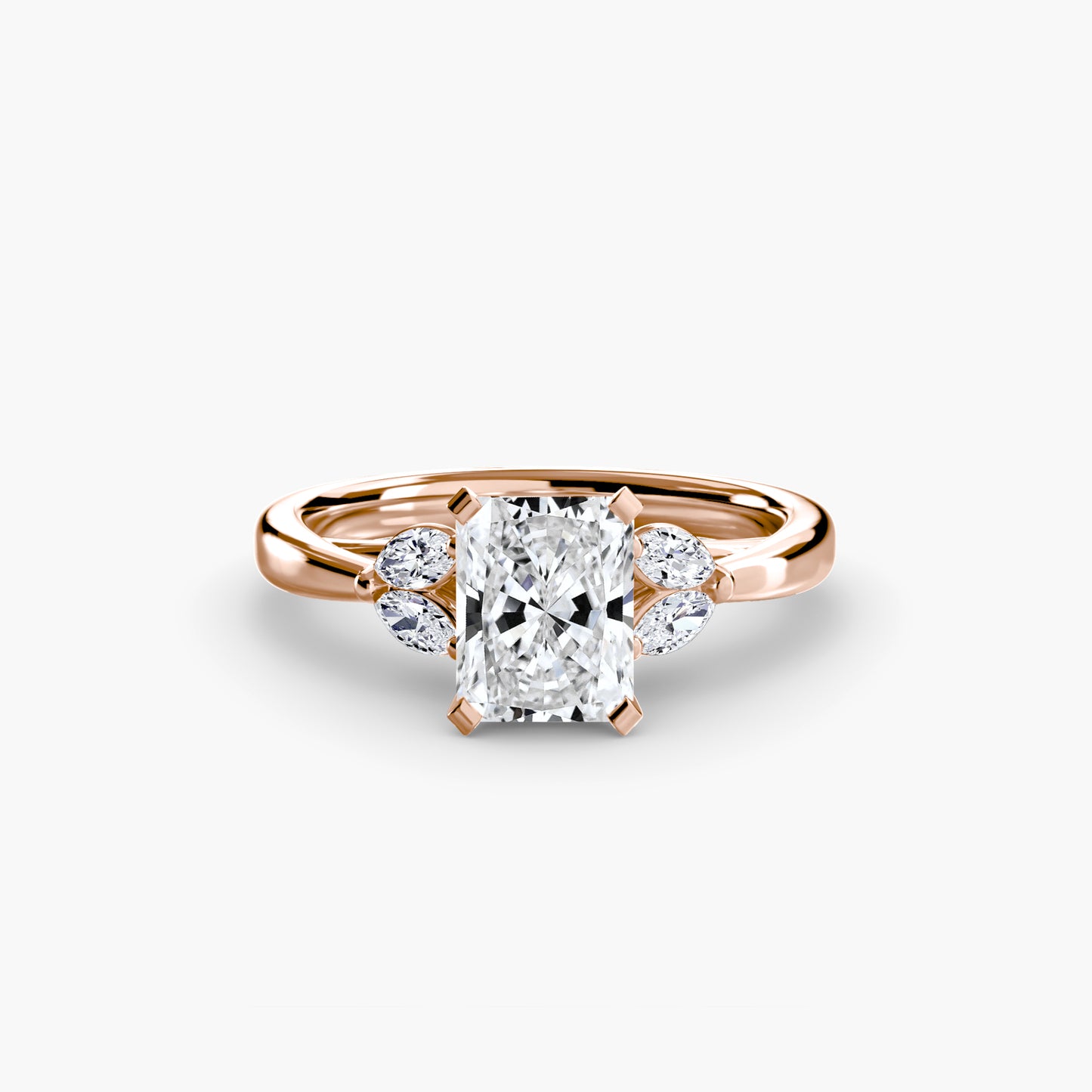 Celestial Cluster Engagement Ring 0.50ct–3.00ct with 0.43ct Side Stones for Women in Wedding Style | Imperial Time UK Ltd