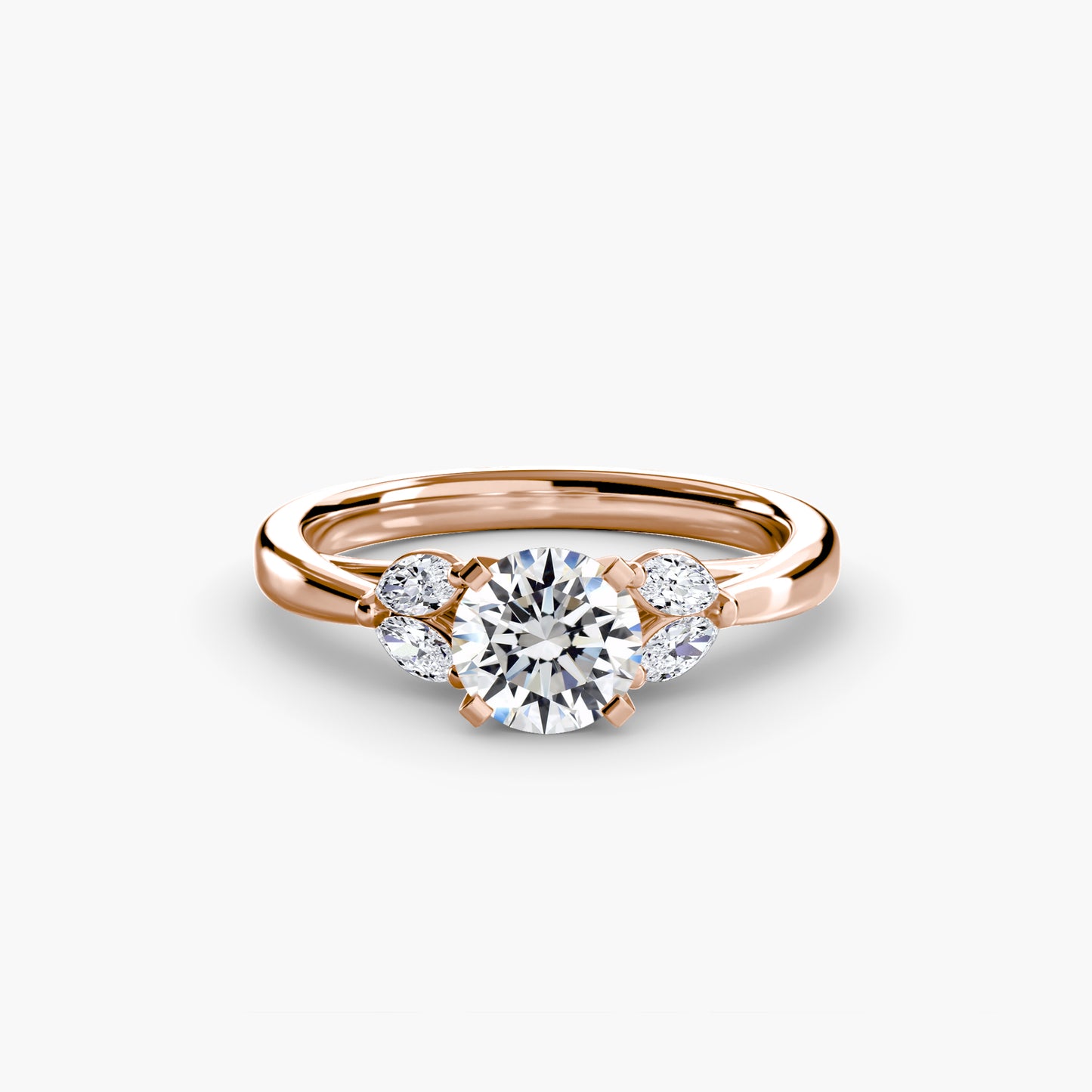 Celestial Cluster Engagement Ring 0.50ct–3.00ct with 0.43ct Side Stones for Women in Wedding Style | Imperial Time UK Ltd