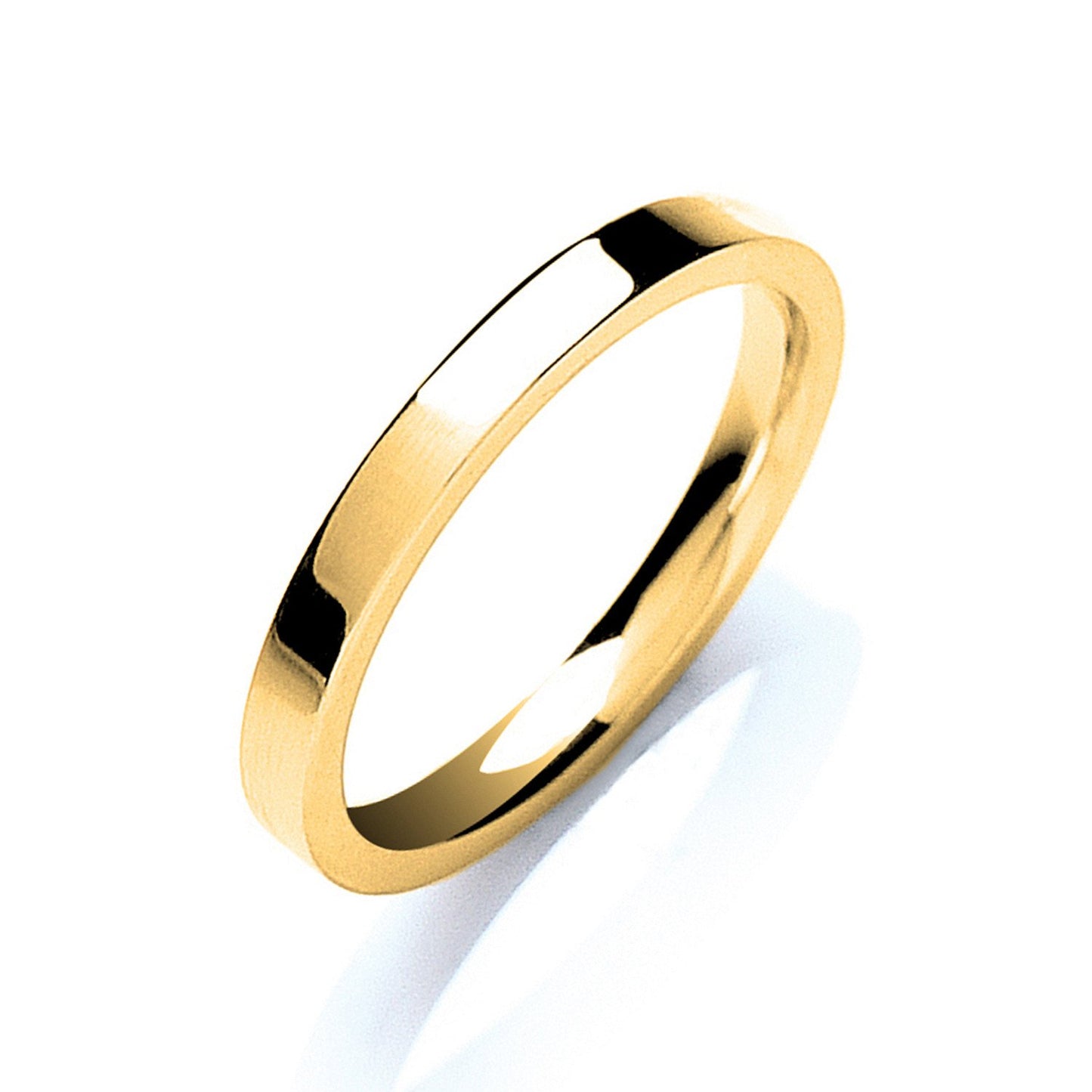 2.5mm Flat Court Wedding Band