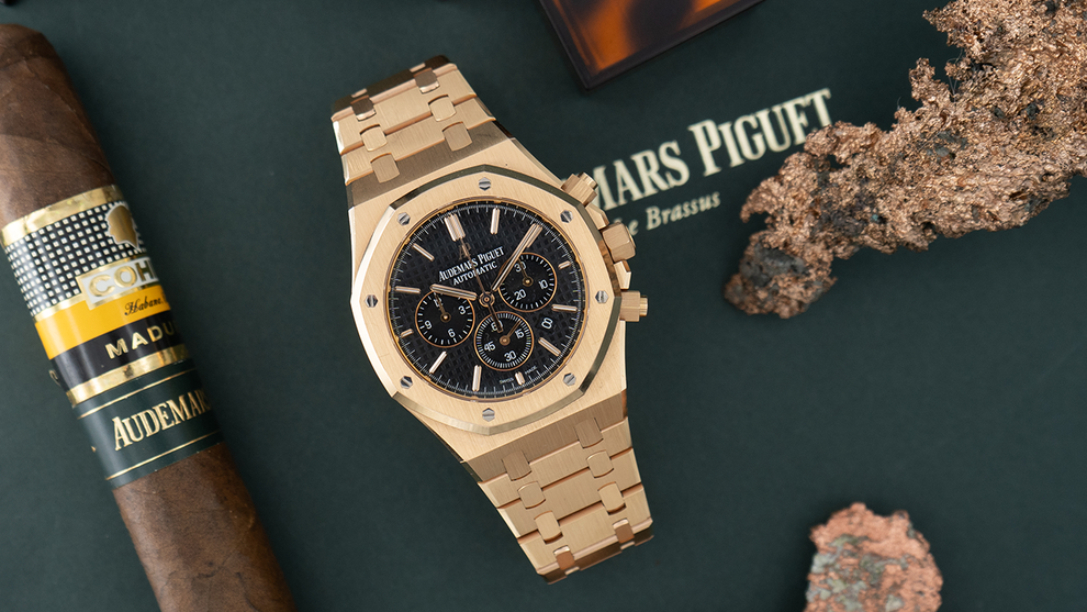 nan audemars piguet royal oak chronograph 26320or oo 1220or 01 black dial - product image from Imperial Time UK Ltd
