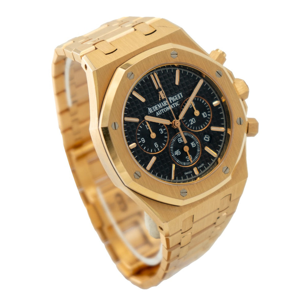 nan audemars piguet royal oak chronograph 26320or oo 1220or 01 black dial - product image from Imperial Time UK Ltd