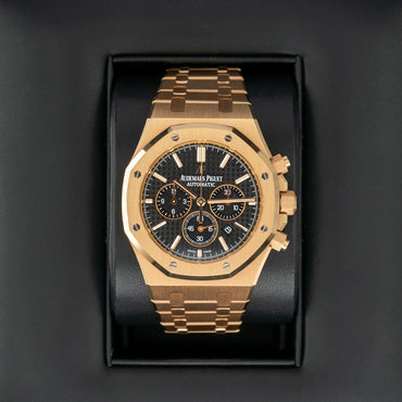 nan audemars piguet royal oak chronograph 26320or oo 1220or 01 black dial - product image from Imperial Time UK Ltd