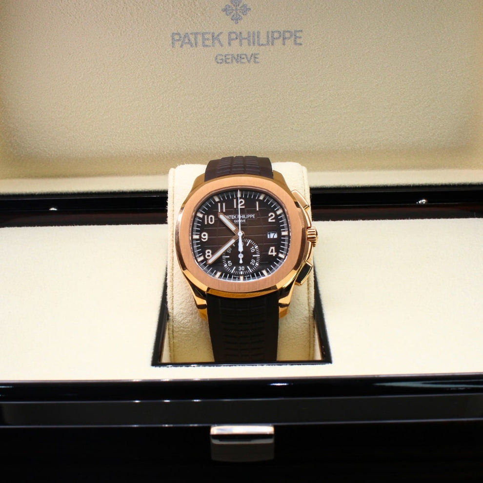 nan patek philippe aquanaut 5968r 001 date sweep seconds 2023 - product image from Imperial Time UK Ltd