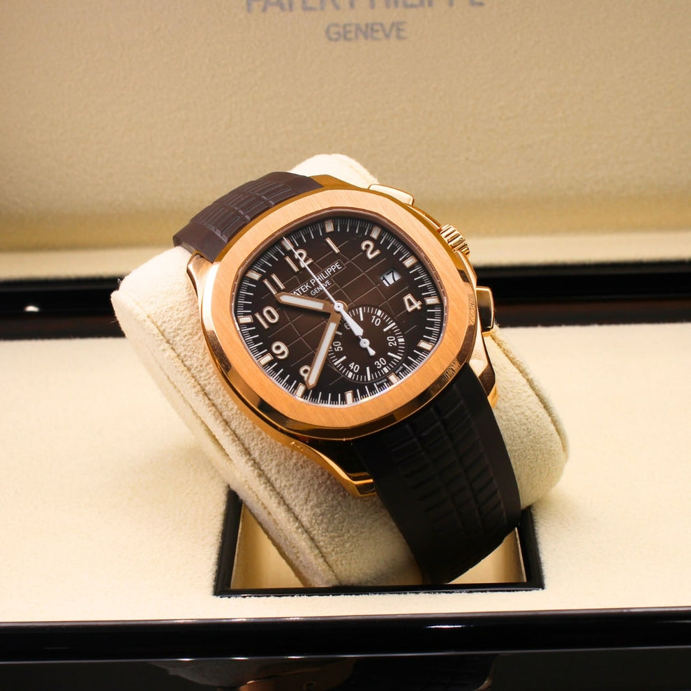 nan patek philippe aquanaut 5968r 001 date sweep seconds 2023 - product image from Imperial Time UK Ltd