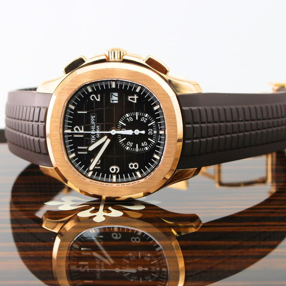 nan patek philippe aquanaut 5968r 001 date sweep seconds 2023 - product image from Imperial Time UK Ltd