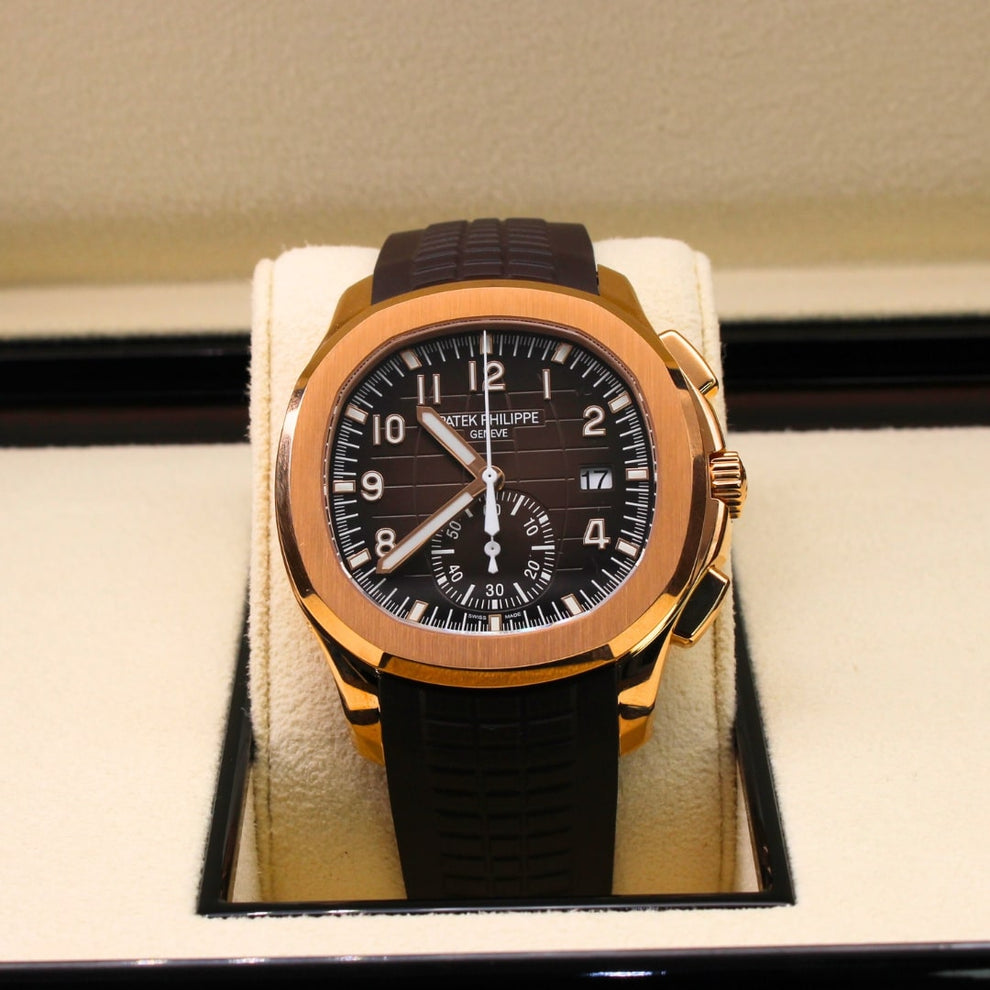 nan patek philippe aquanaut 5968r 001 date sweep seconds 2023 - product image from Imperial Time UK Ltd
