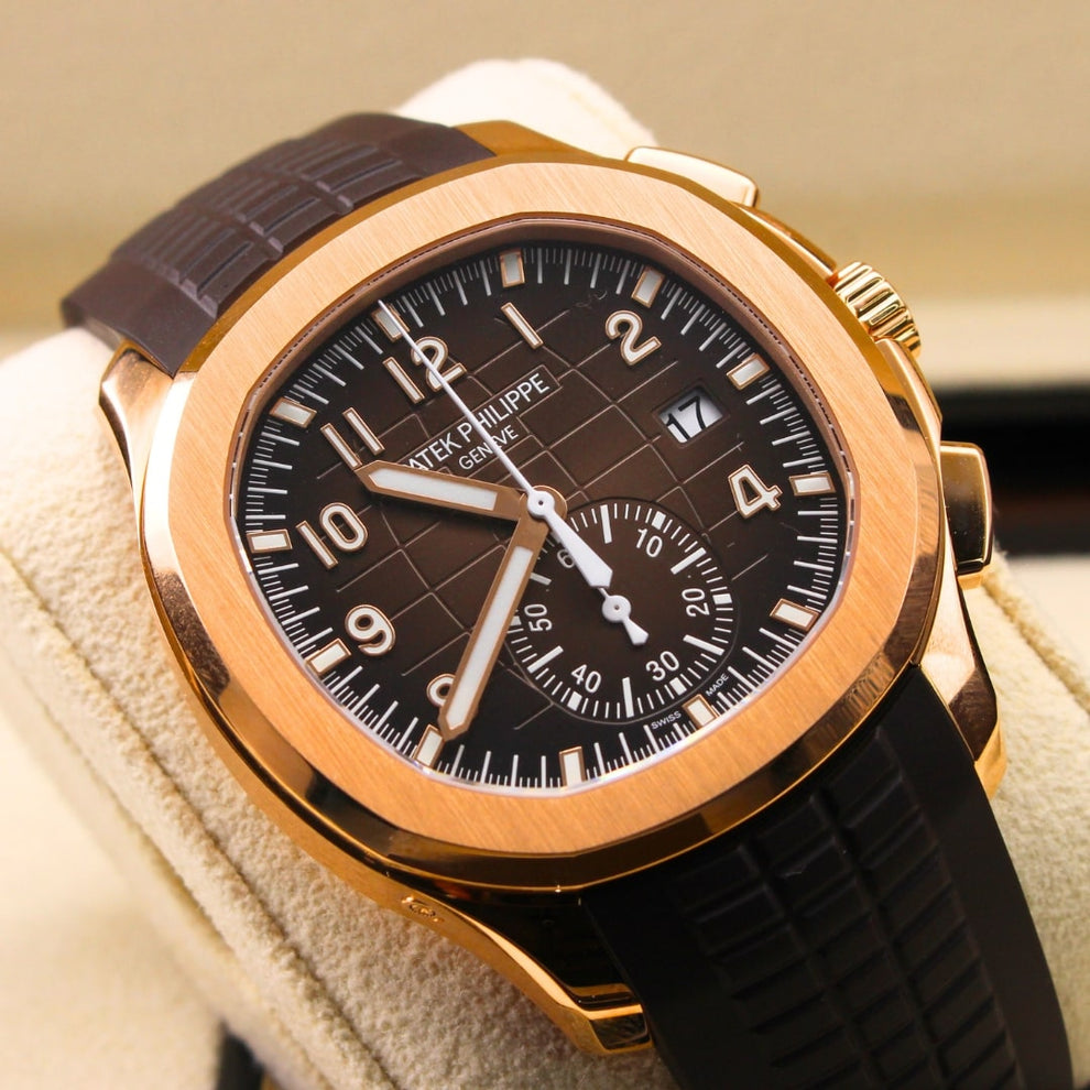 nan patek philippe aquanaut 5968r 001 date sweep seconds 2023 - product image from Imperial Time UK Ltd