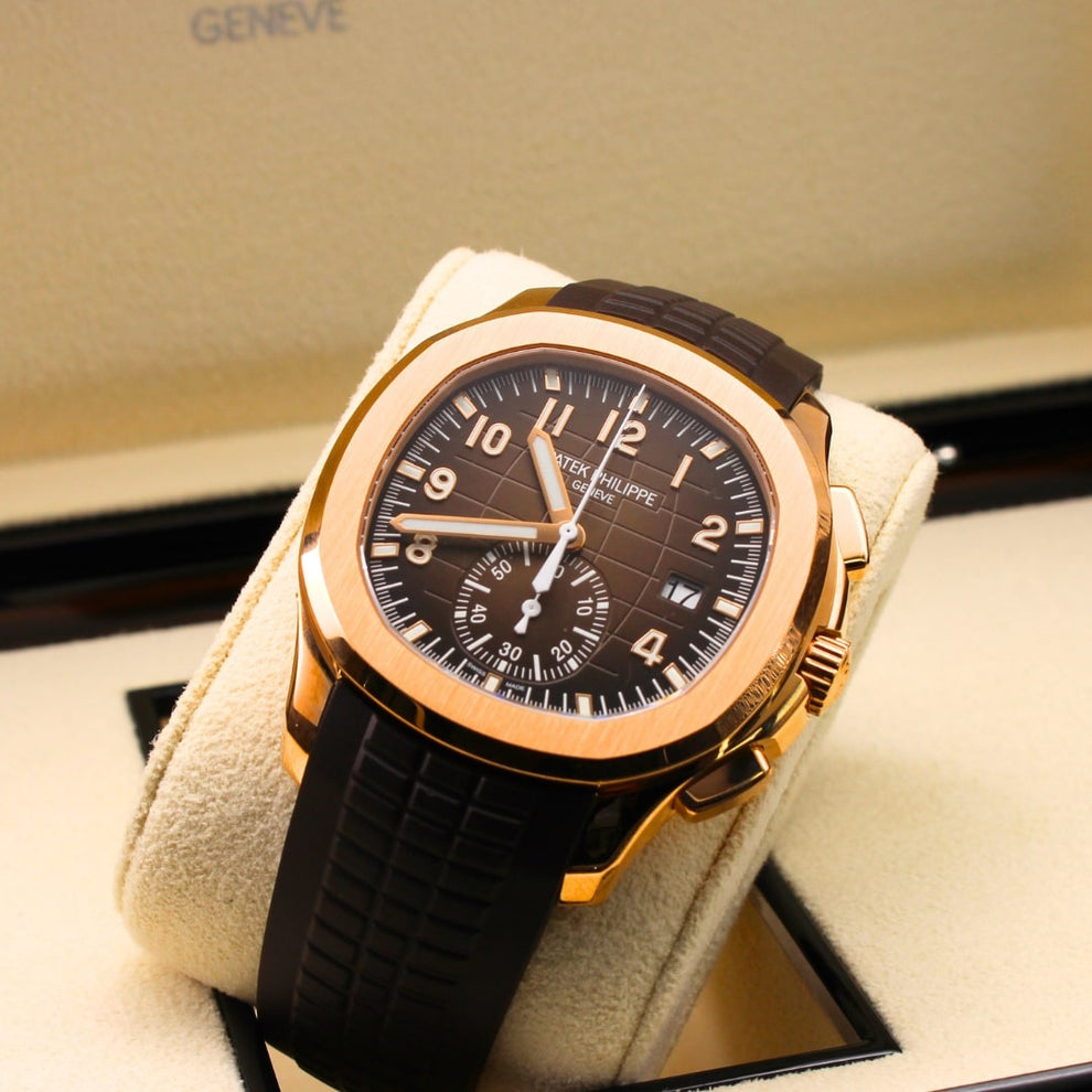 nan patek philippe aquanaut 5968r 001 date sweep seconds 2023 - product image from Imperial Time UK Ltd