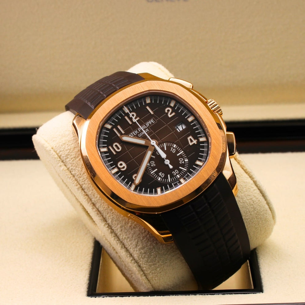 nan patek philippe aquanaut 5968r 001 date sweep seconds 2023 - product image from Imperial Time UK Ltd