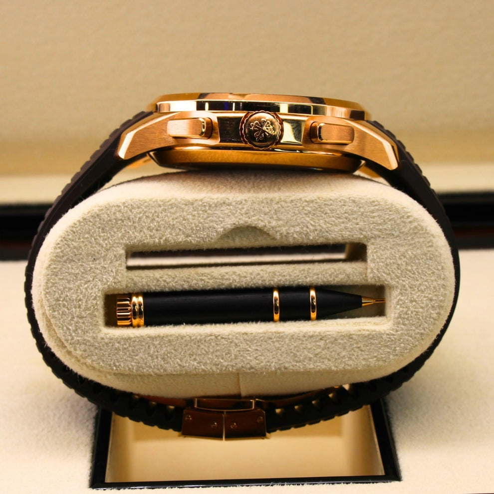 nan patek philippe aquanaut 5968r 001 date sweep seconds 2023 - product image from Imperial Time UK Ltd