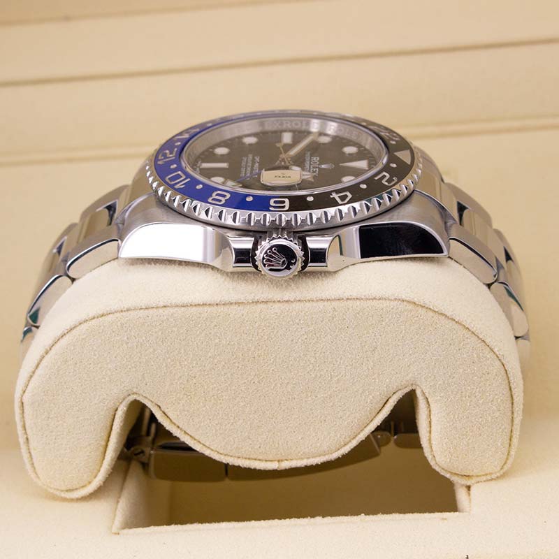 Rolex Gmt-master II 2014 Batman Oyster Bracelet Black Dial Stainless Steel 2014 Unworn Condition Fixed 40 Mm Mechanical Watch - product image from ...