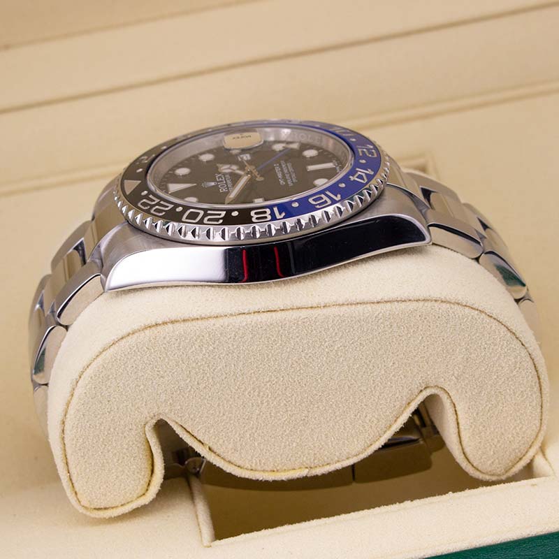 Rolex Gmt-master II 2014 Batman Oyster Bracelet Black Dial Stainless Steel 2014 Unworn Condition Fixed 40 Mm Mechanical Watch - product image from ...