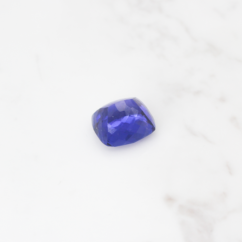 Tanzanite Fancy Vivid Sapphire Blue 33.5CT - Cushion Cut