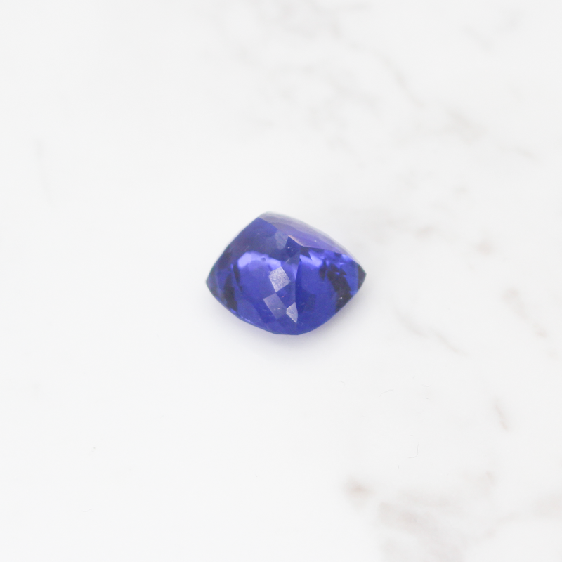 Tanzanite Fancy Vivid Sapphire Blue 33.5CT - Cushion Cut