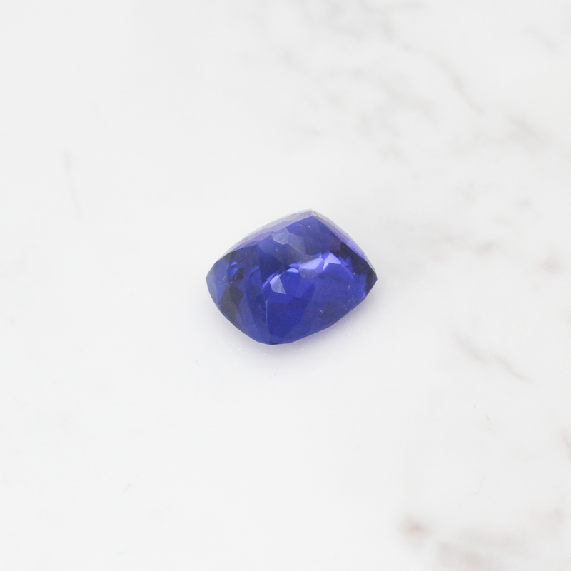 Tanzanite Fancy Vivid Sapphire Blue 33.5CT - Cushion Cut