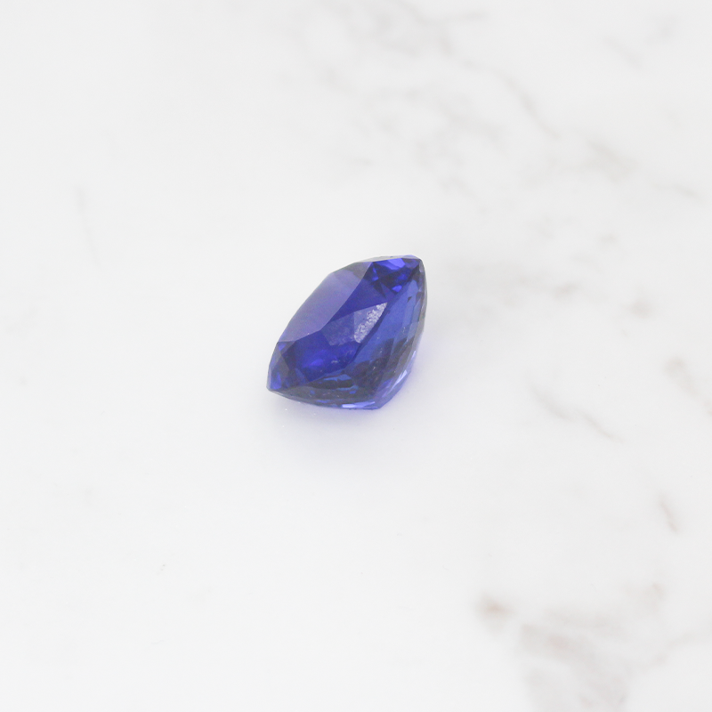 Tanzanite Fancy Vivid Sapphire Blue 33.5CT - Cushion Cut