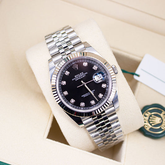 Rolex DateJust 41 126334 Black Diamond Dial Jubilee Bracelet 2022