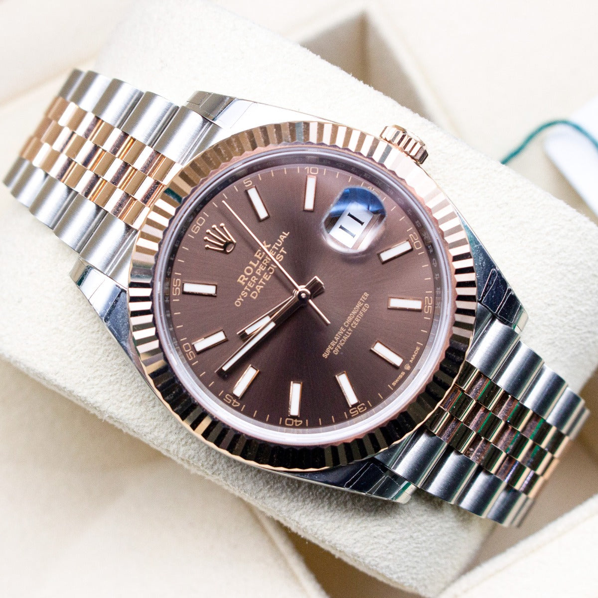 Rolex DateJust 41 126331 Chocolate Dial Jubilee 2021