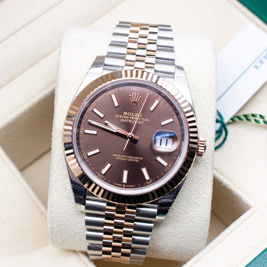 Rolex Datejust 41 126331 Chocolate Dial Jubilee Bracelet