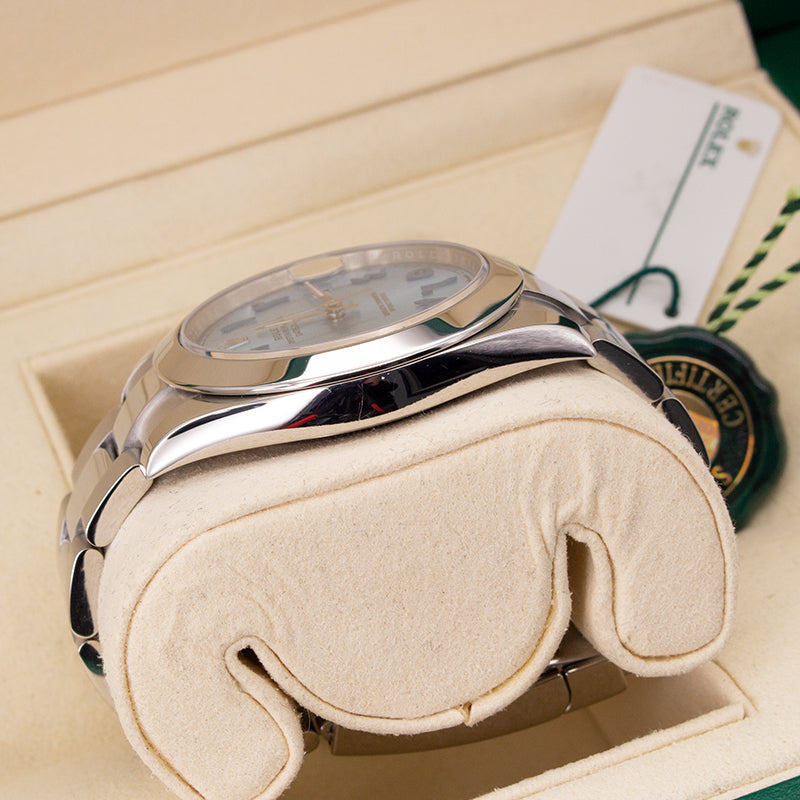 Rolex DateJust 41 126300 Ice Arabic Dial 2021