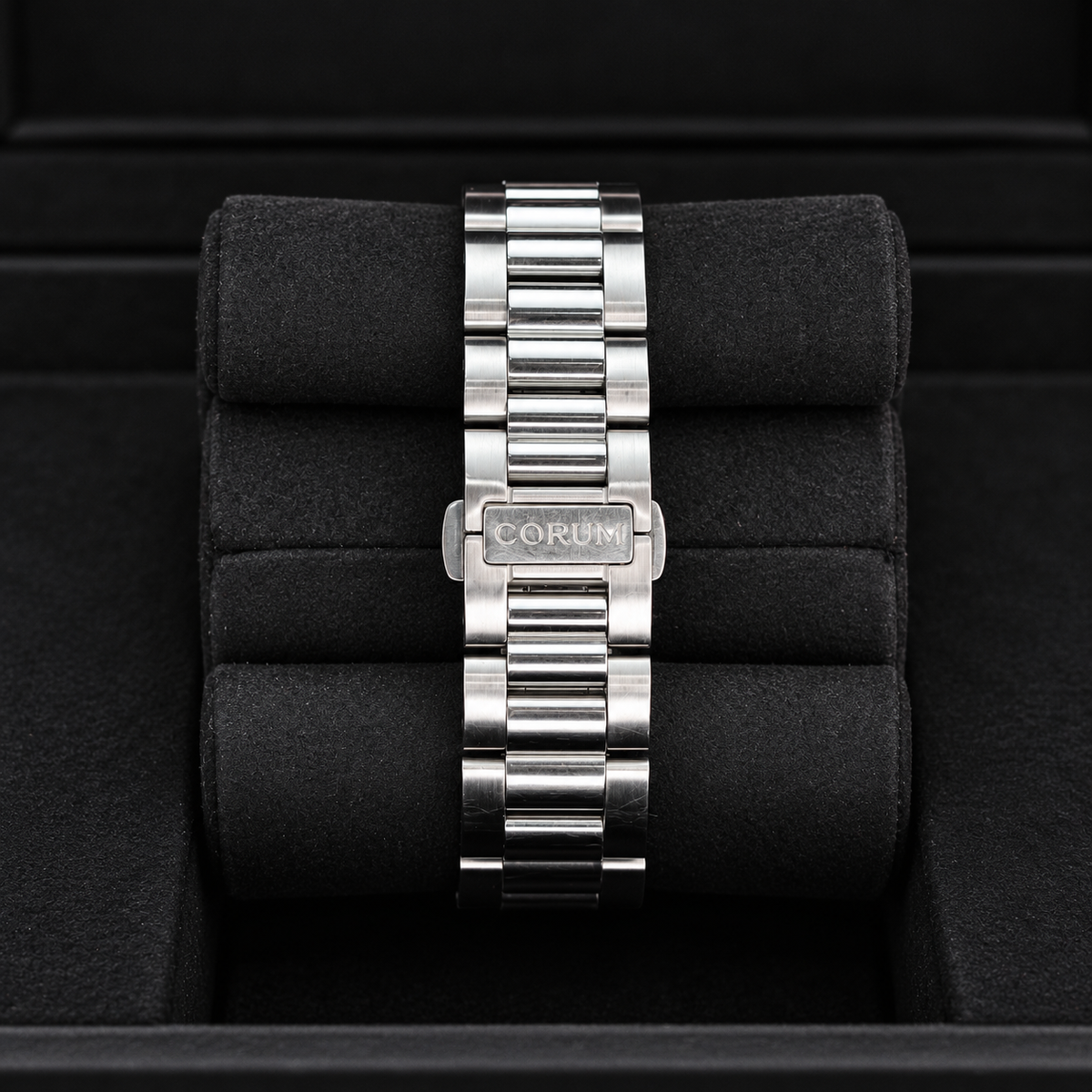 Corum Admiral's Cup Legend 38 automatic watch with factory-original diamond bezel
