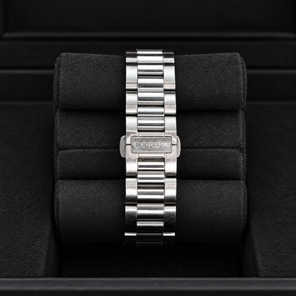 Corum Admiral's Cup Legend 38 automatic watch with factory-original diamond bezel