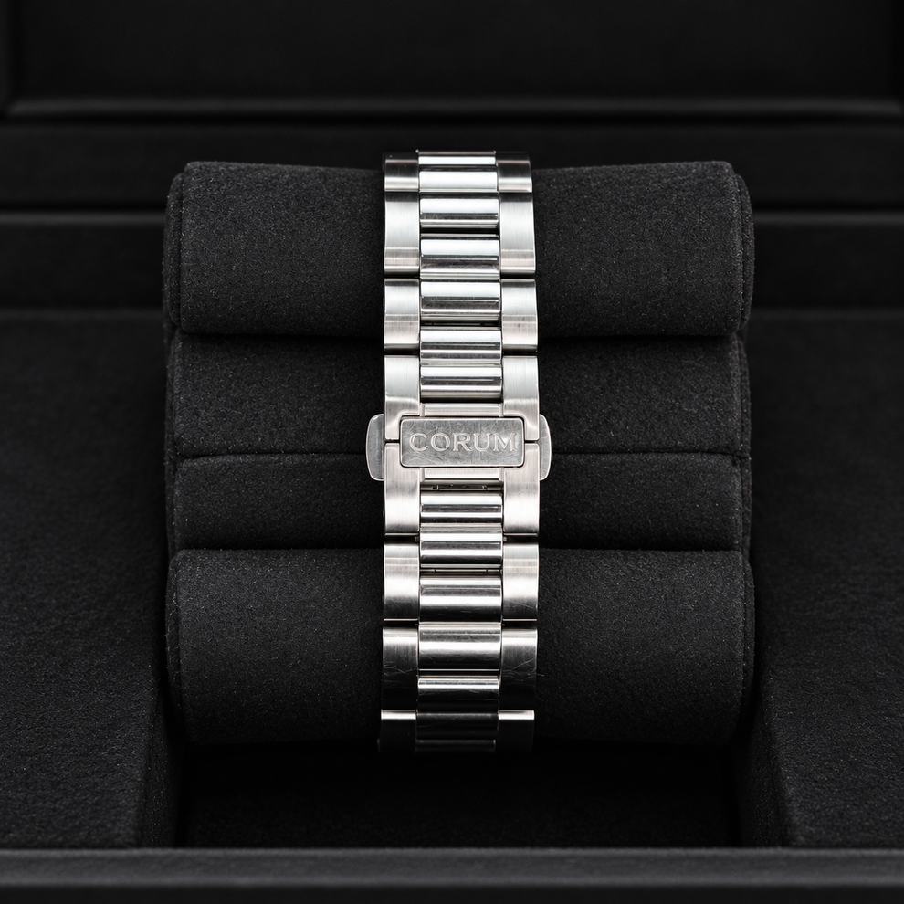Corum Admiral's Cup Legend 38 automatic watch with factory-original diamond bezel