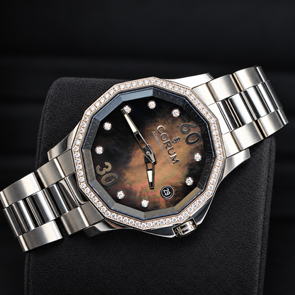 Corum Admiral's Cup Legend 38 reference 01.0091, automatic watch in steel